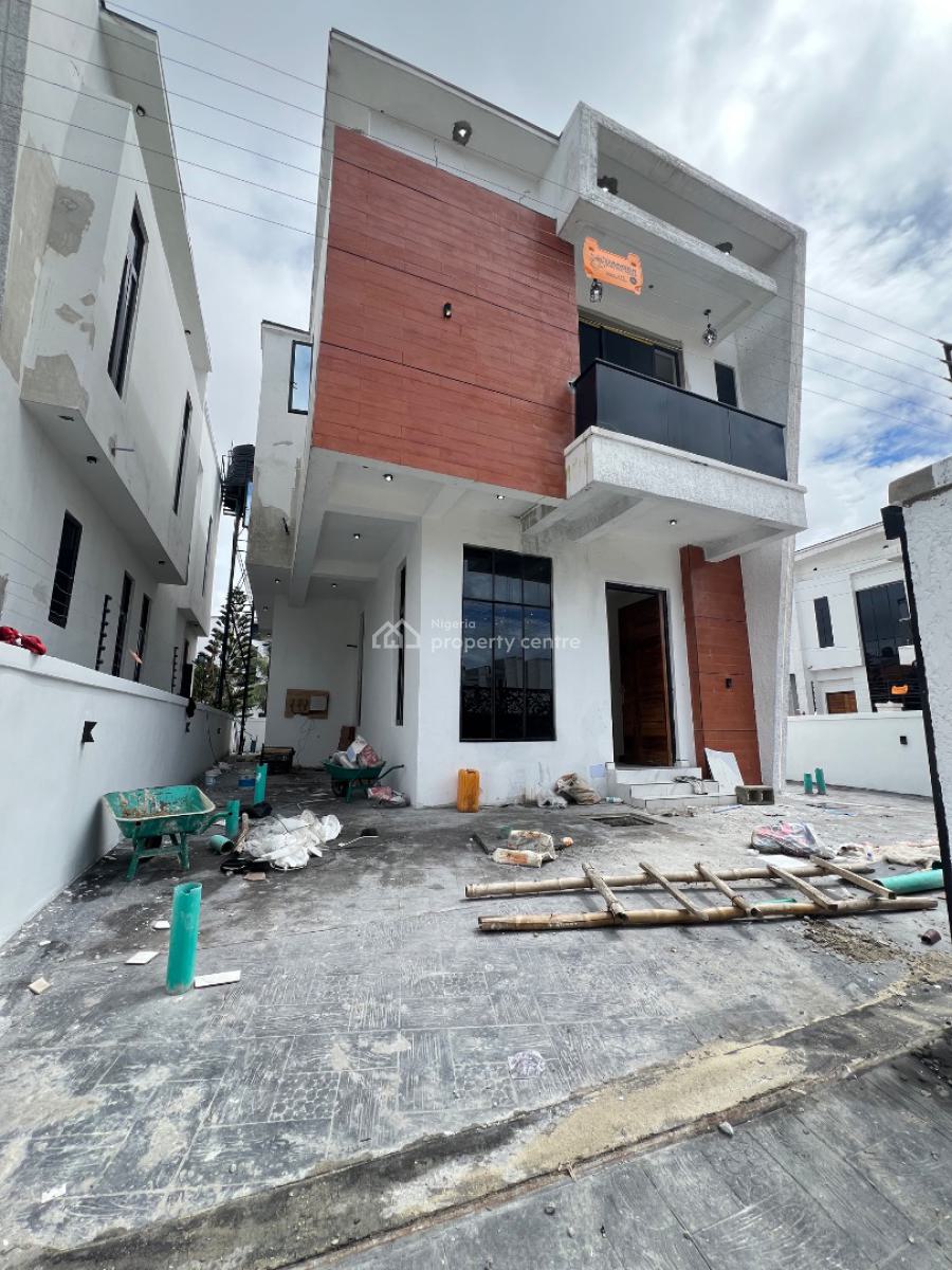 Exquisitely Built 4 Bedrooms Fully Detached Home with a Bq, Sangotedo, Ajah, Lagos, Detached Duplex for Sale