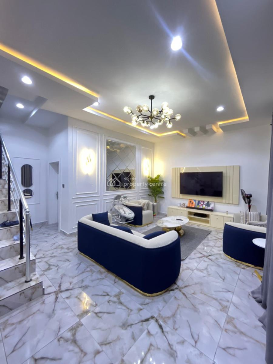 Beautiful 4 Bedroom Terrace Duplex, Conservation Road, Chevron, Lekki, Lagos, Terraced Duplex for Sale