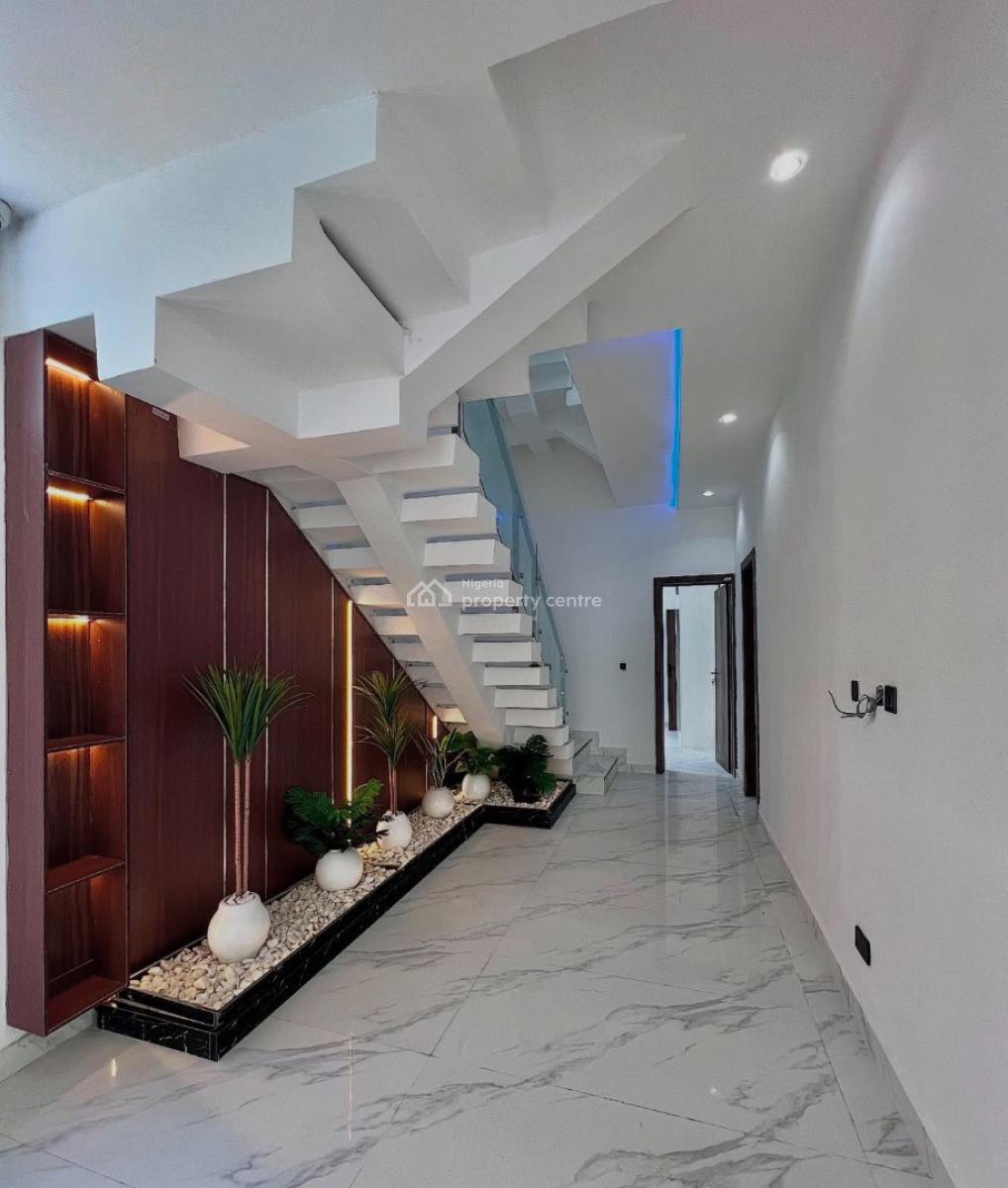 Contemporary 5 Bedroom Fully Detached Home with Solar, Chevron, Lekki, Lagos, Detached Duplex for Sale