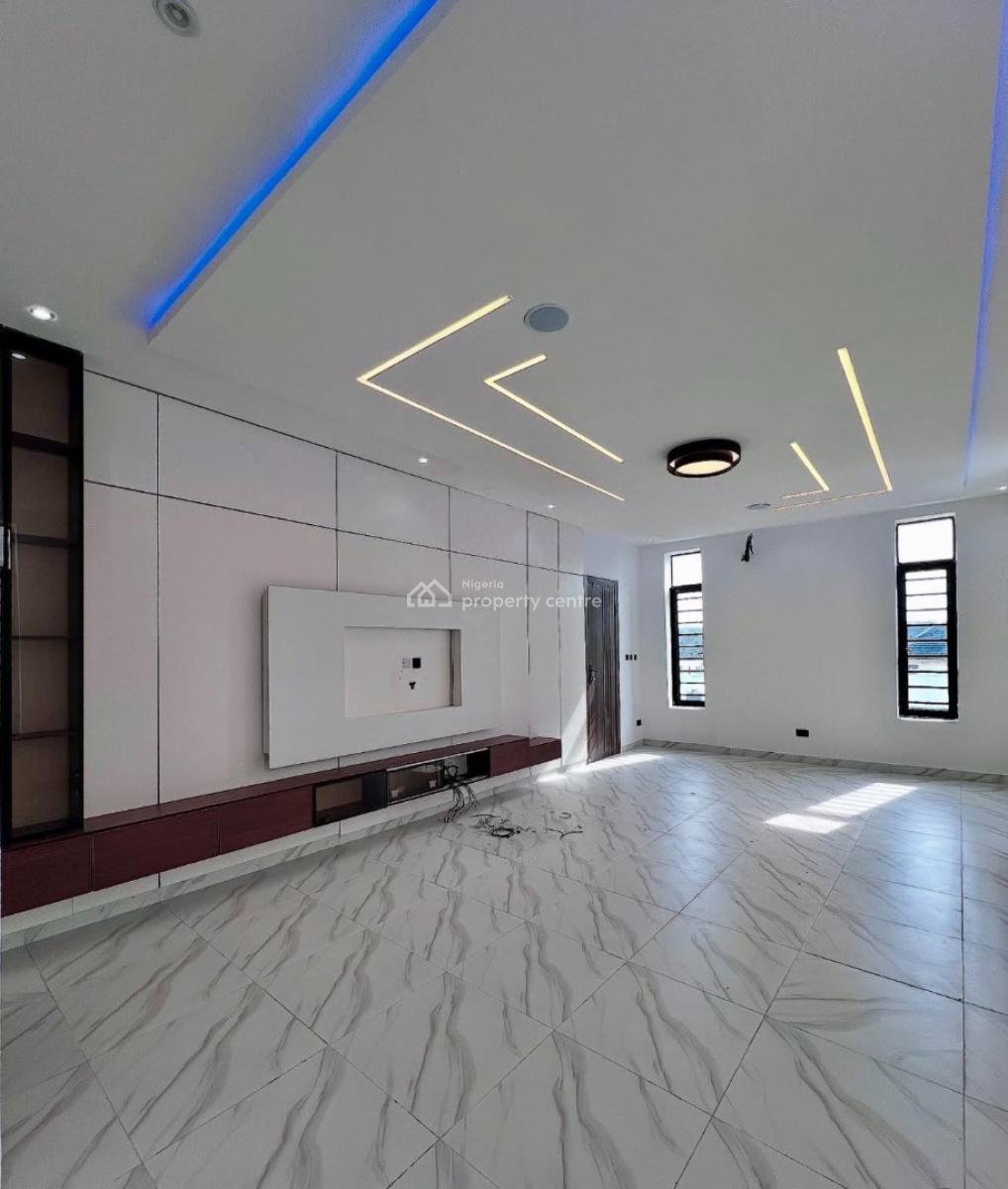 Contemporary 5 Bedroom Fully Detached Home with Solar, Chevron, Lekki, Lagos, Detached Duplex for Sale