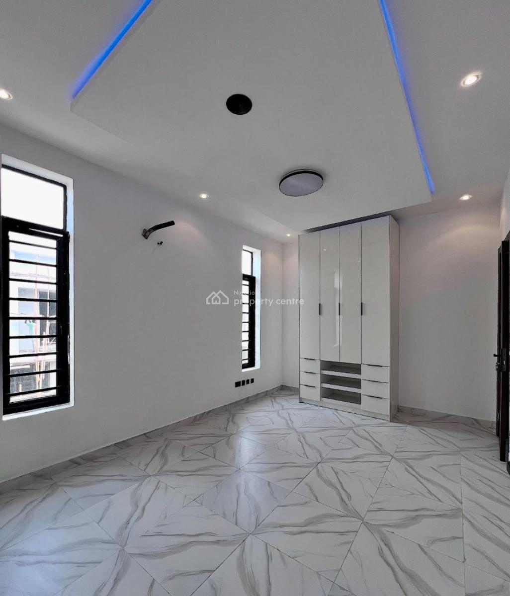 Contemporary 5 Bedroom Fully Detached Home with Solar, Chevron, Lekki, Lagos, Detached Duplex for Sale