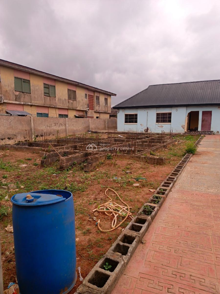 Block of 2 Flats on a Full Plot of Land Setback, Off Camp Davies Road, Ayobo, Lagos, Block of Flats for Sale