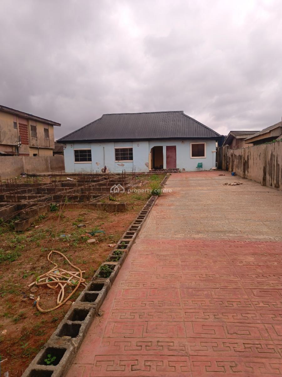 Block of 2 Flats on a Full Plot of Land Setback, Off Camp Davies Road, Ayobo, Lagos, Block of Flats for Sale