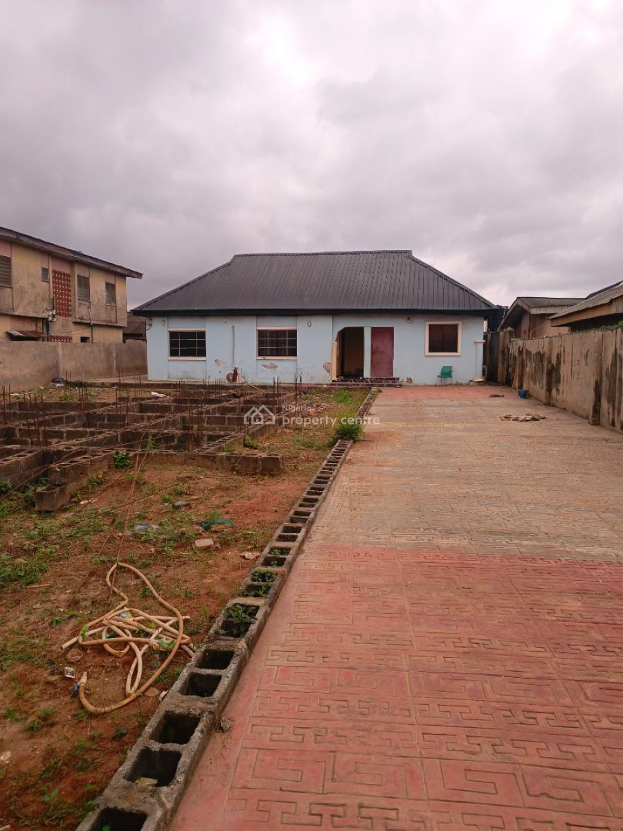Block of 2 Flats on a Full Plot of Land Setback, Off Camp Davies Road, Ayobo, Lagos, Block of Flats for Sale