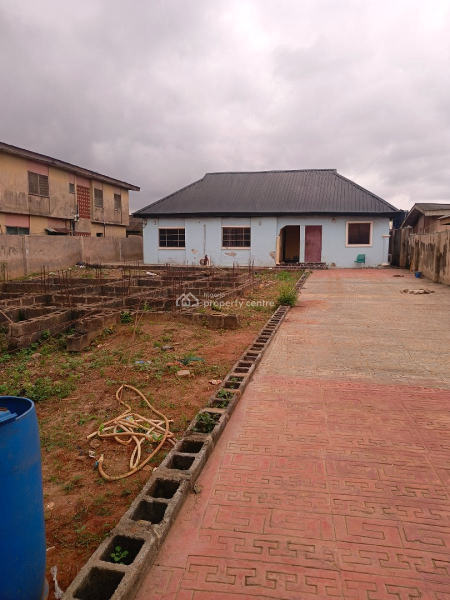 Block of 2 Flats on a Full Plot of Land Setback, Off Camp Davies Road, Ayobo, Lagos, Block of Flats for Sale