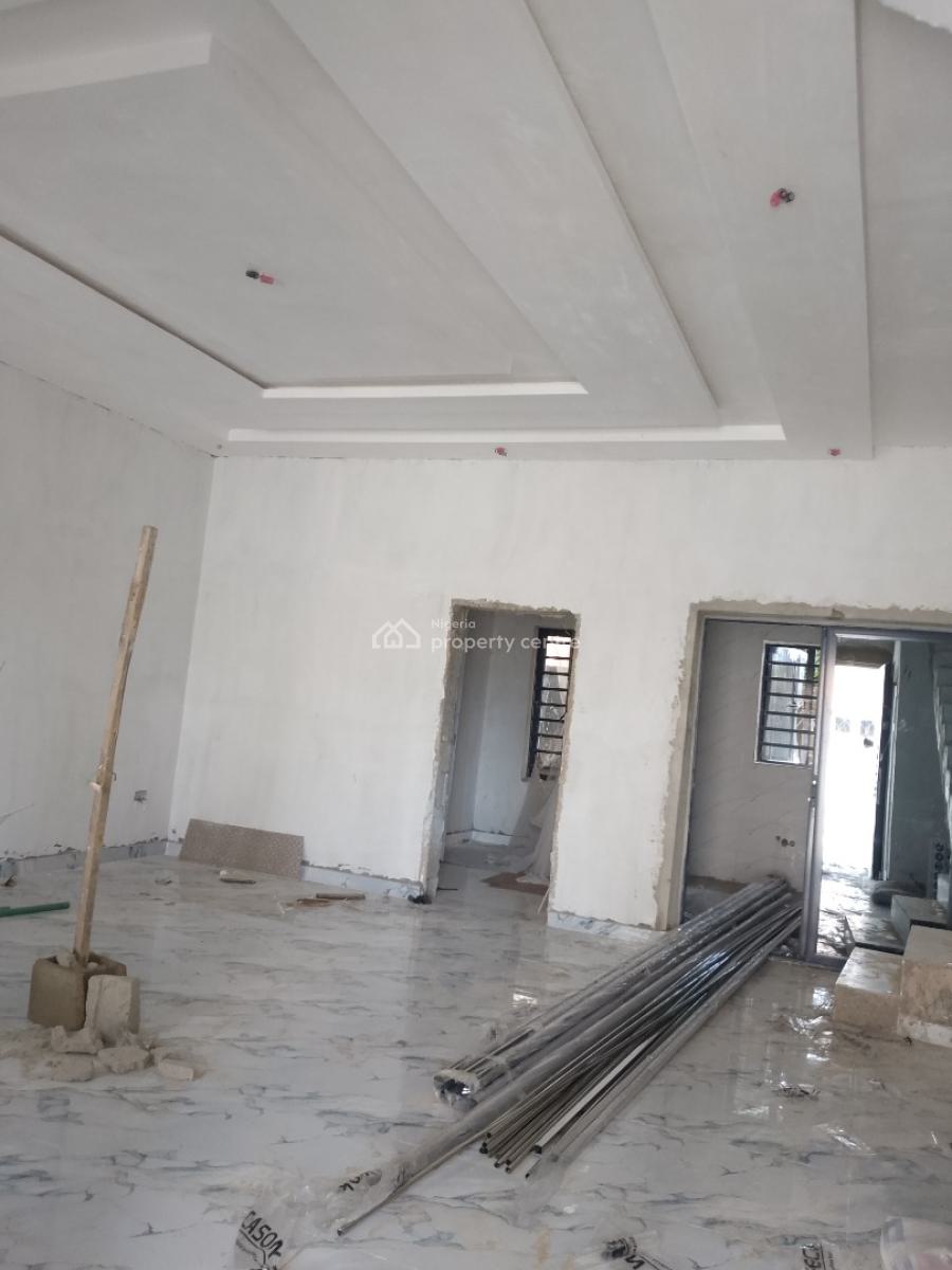 Massively New 4 Bedrooms Terrace Duplex with Bq, Homes Estate, Sangotedo, Ajah, Lagos, Terraced Duplex for Sale