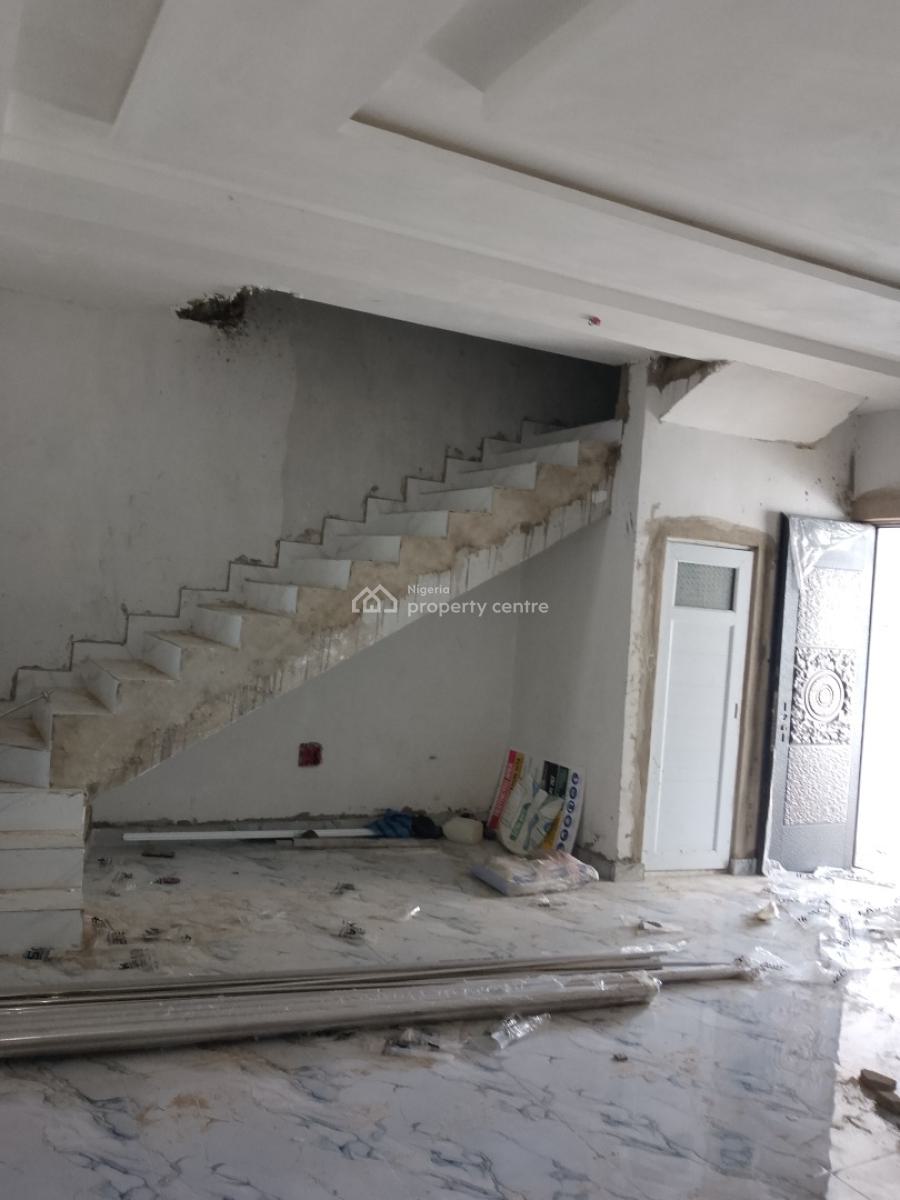 Massively New 4 Bedrooms Terrace Duplex with Bq, Homes Estate, Sangotedo, Ajah, Lagos, Terraced Duplex for Sale