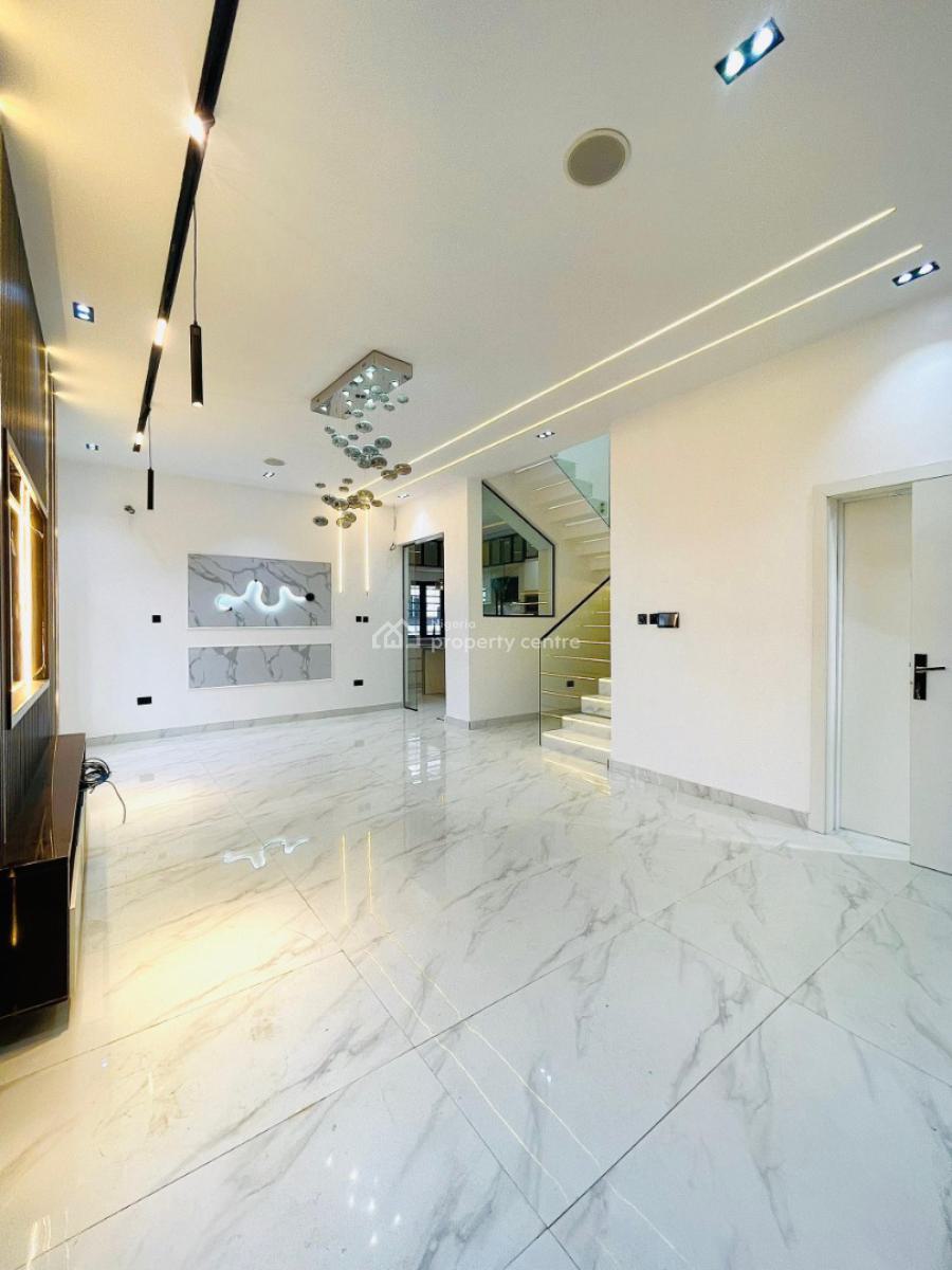 Excellent 5 Bedrooms Smart Home + Pool & Bq, Lekki Palm City, Ajah, Lagos, Detached Duplex for Sale