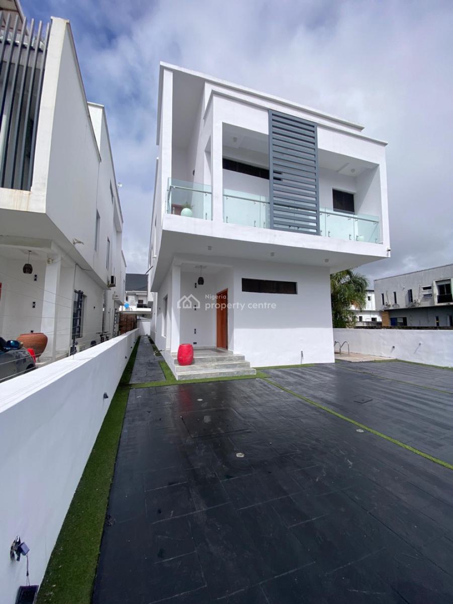 4 Bedroom Fully Detached Duplex with Pool and Bq, Lakeview Estate, Lekki, Lagos, Detached Duplex for Sale