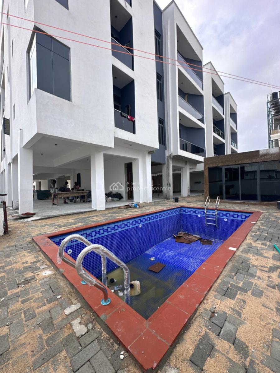 Luxury 2 Bedroom Apartment with Swimming Pool, Chevron, Lekki, Lagos, Block of Flats for Sale