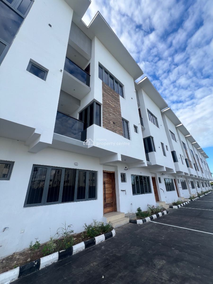 Newly Developed 4-bedroom Terrace Duplex with Bq, Lekki Phase 1, Lekki, Lagos, Terraced Duplex for Rent