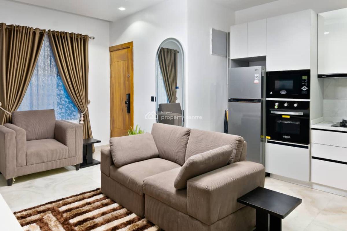 Furnished 1 Bedroom Flat with Swimming Pool and Gym, Freedom Way, Lekki Phase 1, Lekki, Lagos, Mini Flat (room and Parlour) for Rent