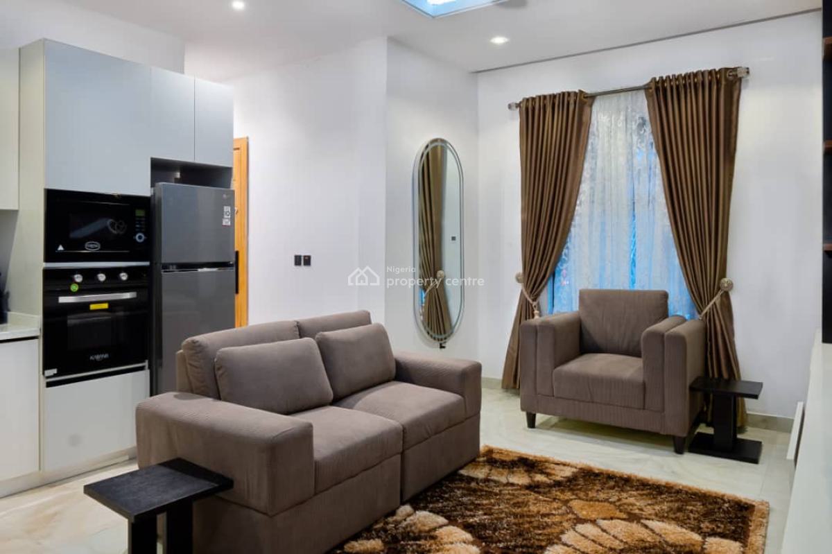 Furnished 1 Bedroom Flat with Swimming Pool and Gym, Freedom Way, Lekki Phase 1, Lekki, Lagos, Mini Flat (room and Parlour) for Rent