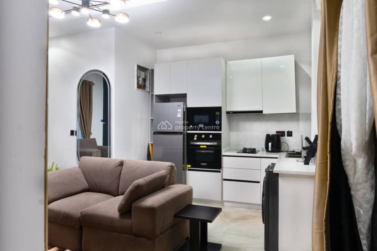 Furnished 1 Bedroom Flat with Swimming Pool and Gym, Freedom Way, Lekki Phase 1, Lekki, Lagos, Mini Flat (room and Parlour) for Rent