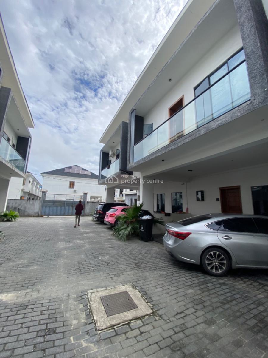 Fully Serviced 4 Bedrooms Terrace Duplex, Orchid, Lekki Phase 2, Lekki, Lagos, Terraced Duplex for Rent