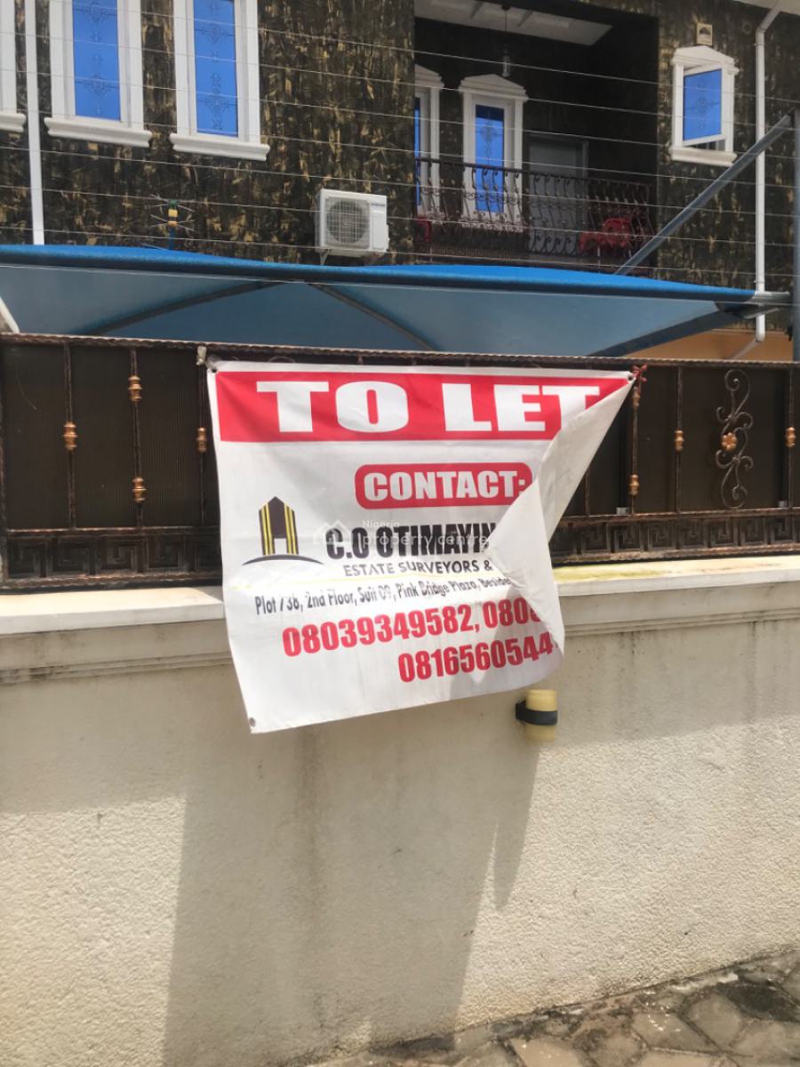 Brand New 3 Bedroom Spacious Apartment with Bq , Serene Vicinity, Serene Neighborhood, Katampe, Abuja, Flat / Apartment for Rent