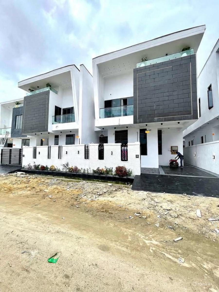 Spacious 4 Bedroom Semi Detached Duplex with Bq, Ajah, Ajah, Lagos, Semi-detached Duplex for Sale