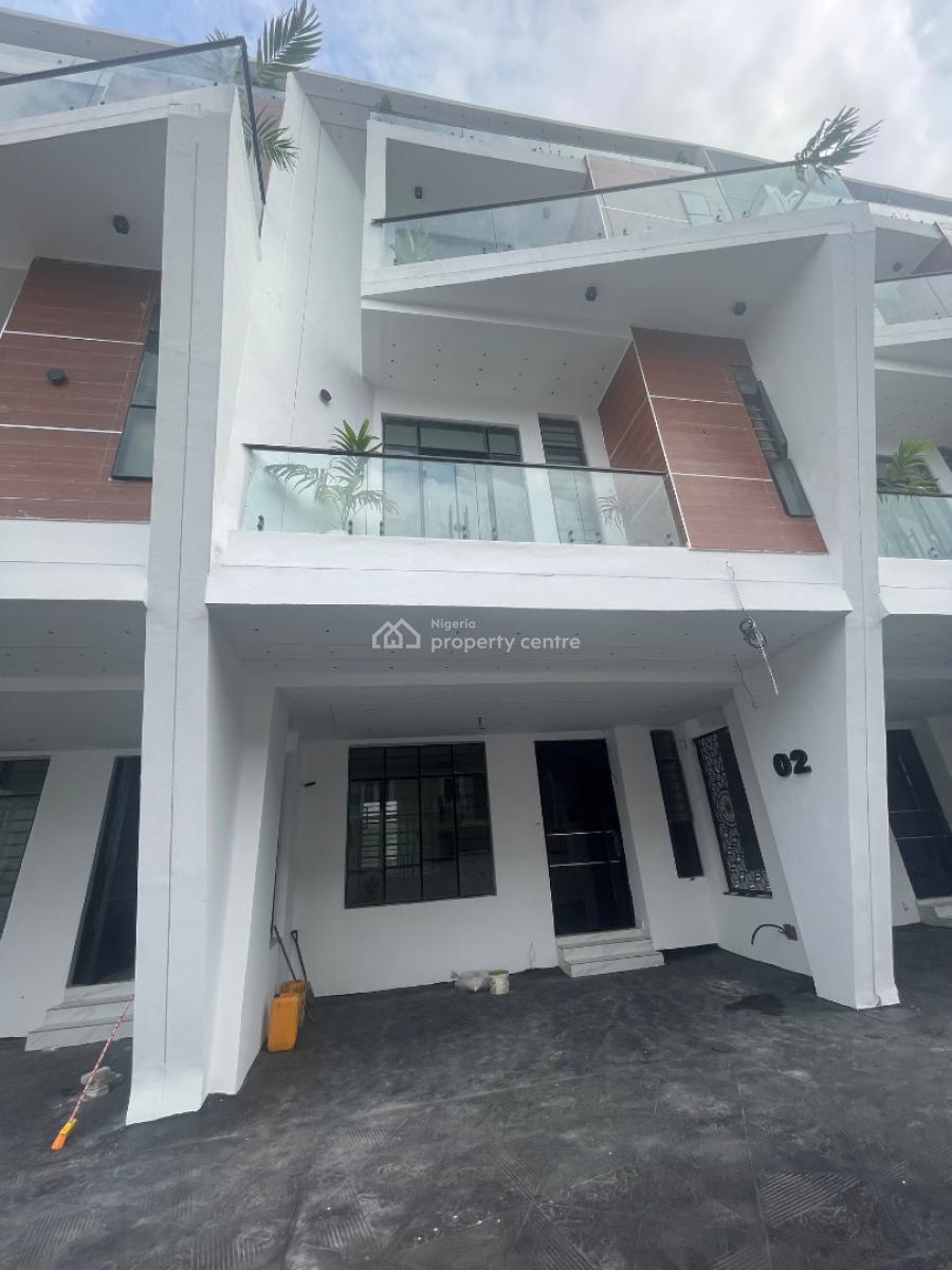 Luxury 4bedroom with Bq at Ikate, Kusenla, Ikate, Lekki, Lagos, Terraced Duplex for Sale