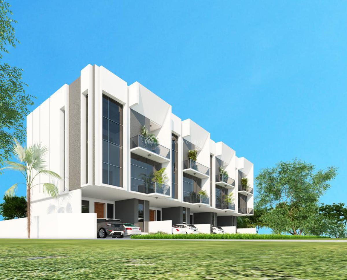 4 Bedrooms Offplan with Kitchen Fitted in Interlock Estate, Ago Palace, Isolo, Lagos, Terraced Duplex for Sale