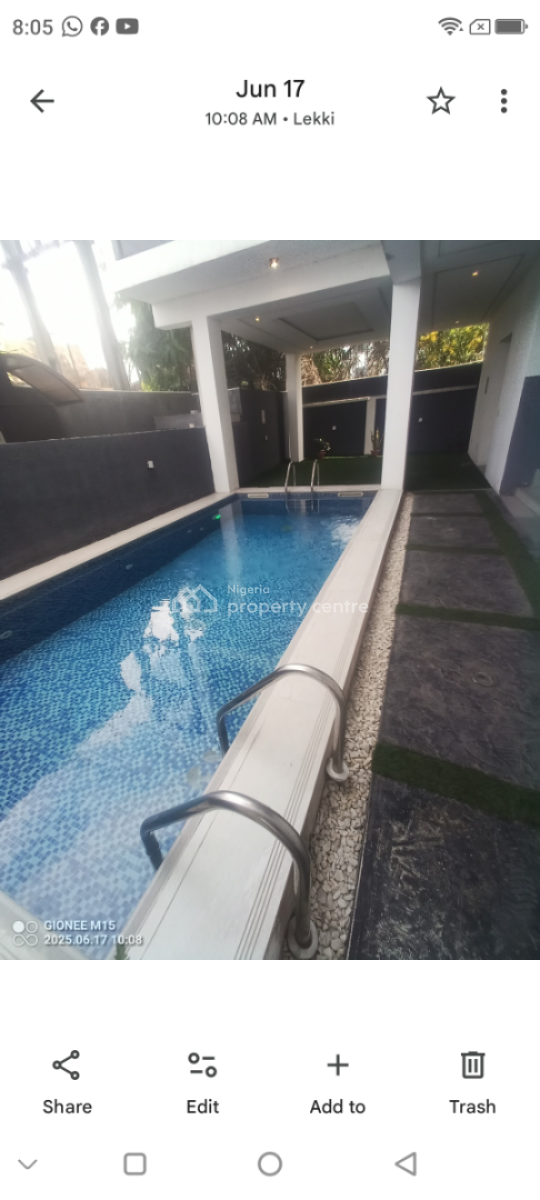 Fully Service 4bedroom Terrace Duplex Without Bq at Ikate/osapa, Platinum Way Ikate, Ikate, Lekki, Lagos, Terraced Duplex for Rent