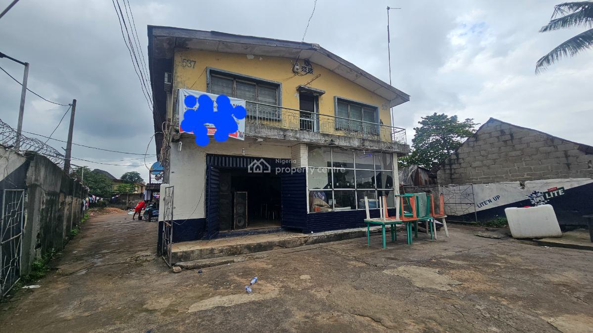 Strategically Located 4 Unit of 3 Bedroom Flat Measuring 1300sqm Land, Ladipo Street, Shogunle, Oshodi, Lagos, Block of Flats for Sale