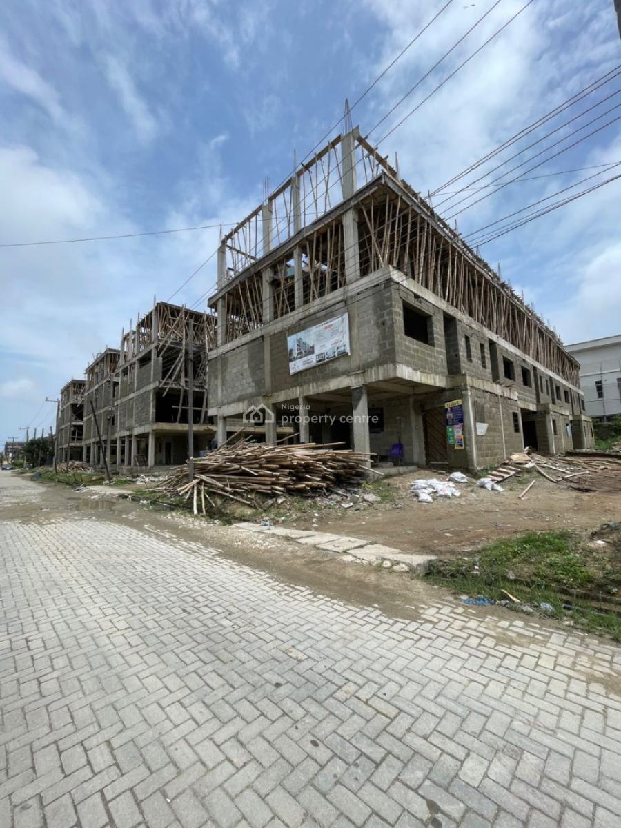 4 Bedrooms Terrace Duplex with Bq, Elegushi, Ikate, Lekki, Lagos, Terraced Duplex for Sale