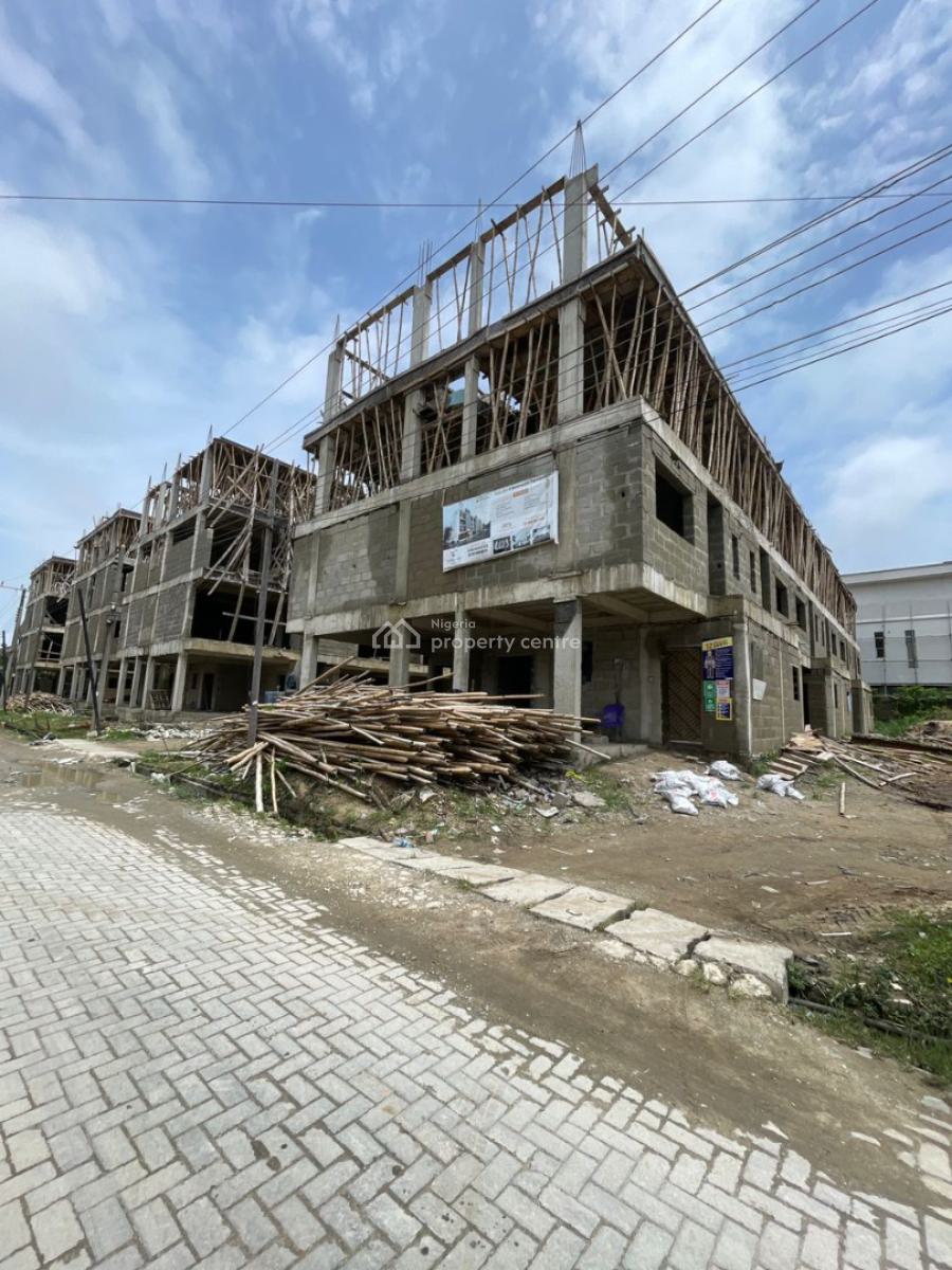 4 Bedrooms Terrace Duplex with Bq, Elegushi, Ikate, Lekki, Lagos, Terraced Duplex for Sale