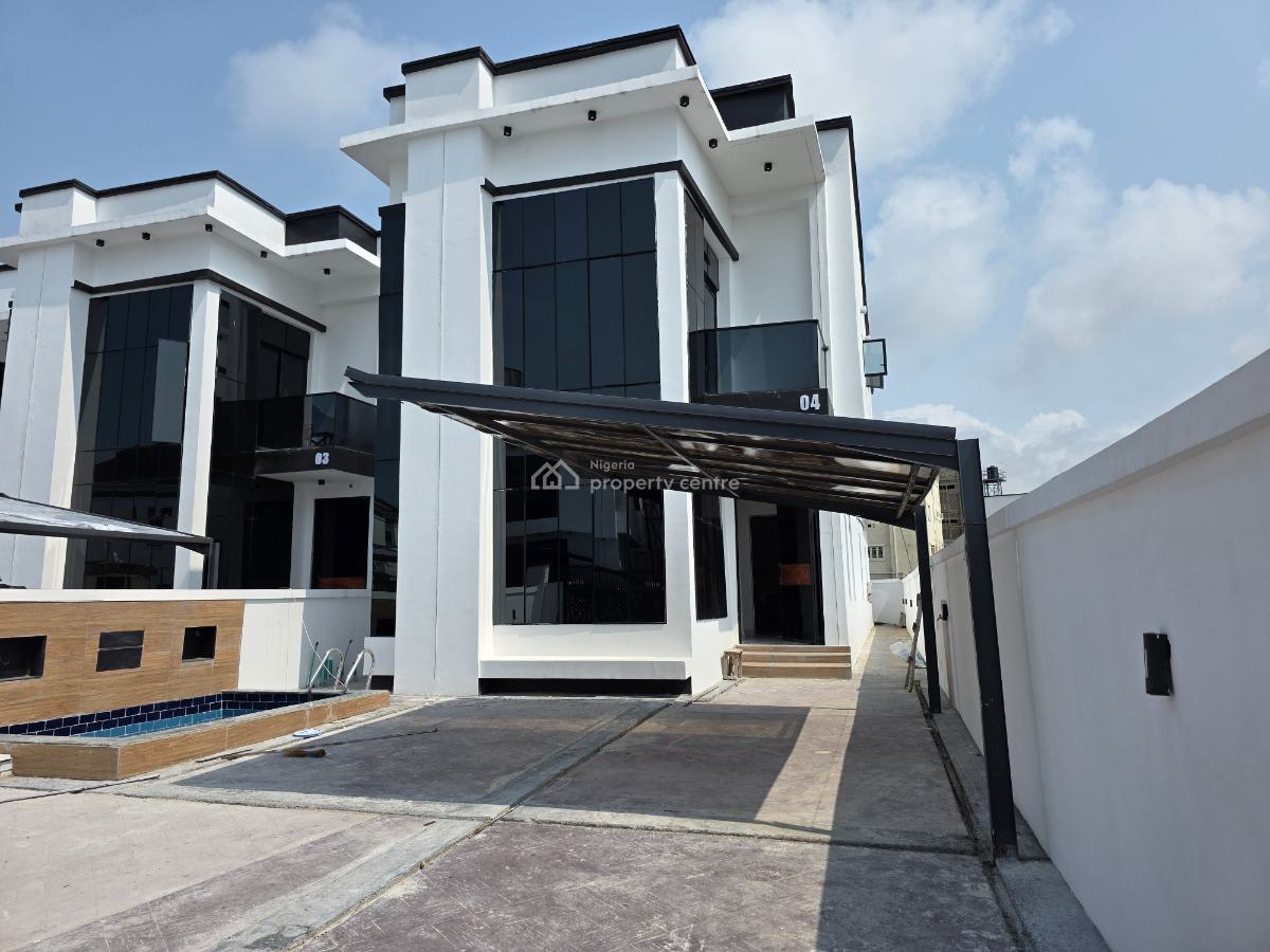 Newly Built, Alluring 5 Bedroom Detached Duplex with Pool, Chevron Tollgate, Lekki, Lagos, Detached Duplex for Sale