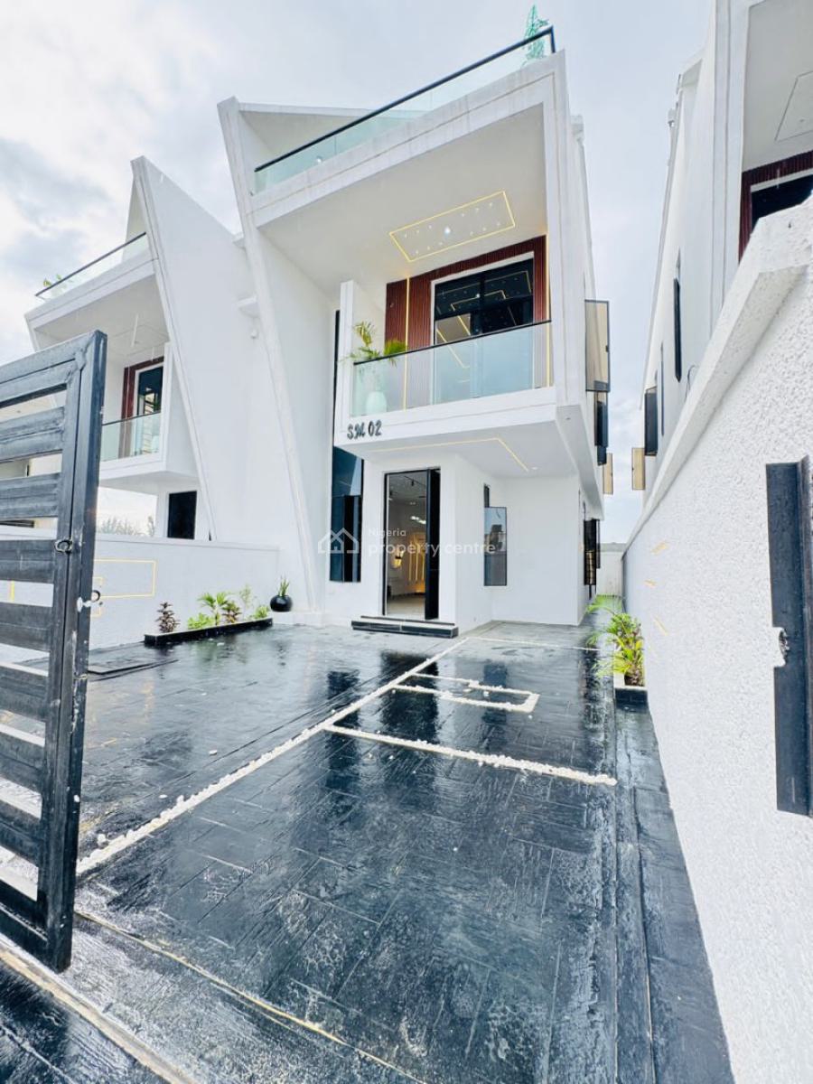 Spacious Well Built 4 Bedroom Semi Detached Duplex with Bq, Ikota, Lekki, Lagos, Semi-detached Duplex for Sale