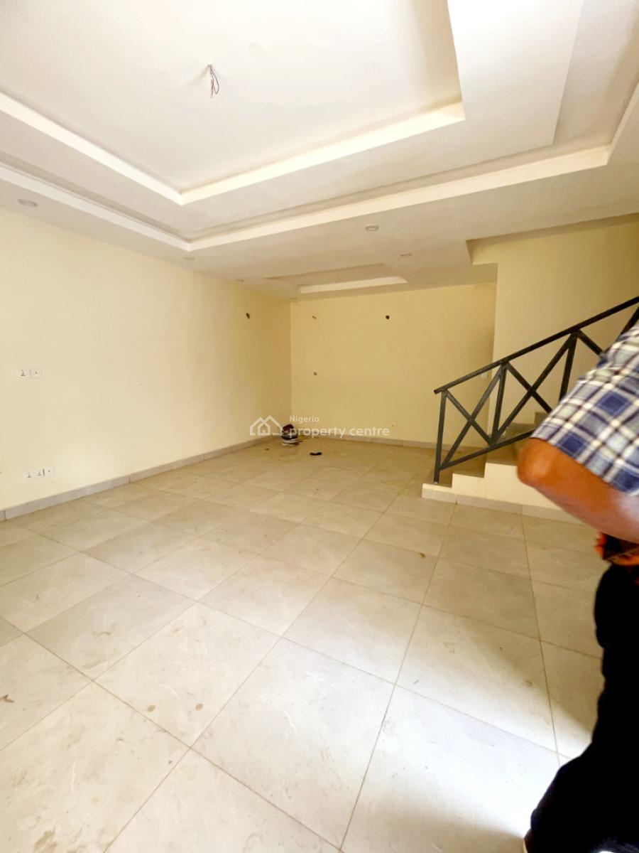 Luxury Distress 3 Bedroom Terrace Duplex with Bq in a Serene Environment, After Berger Clinic, Life Camp, Abuja, Terraced Duplex for Sale