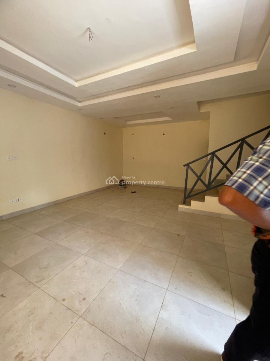 Luxury Distress 3 Bedroom Terrace Duplex with Bq in a Serene Environment, After Berger Clinic, Life Camp, Abuja, Terraced Duplex for Sale