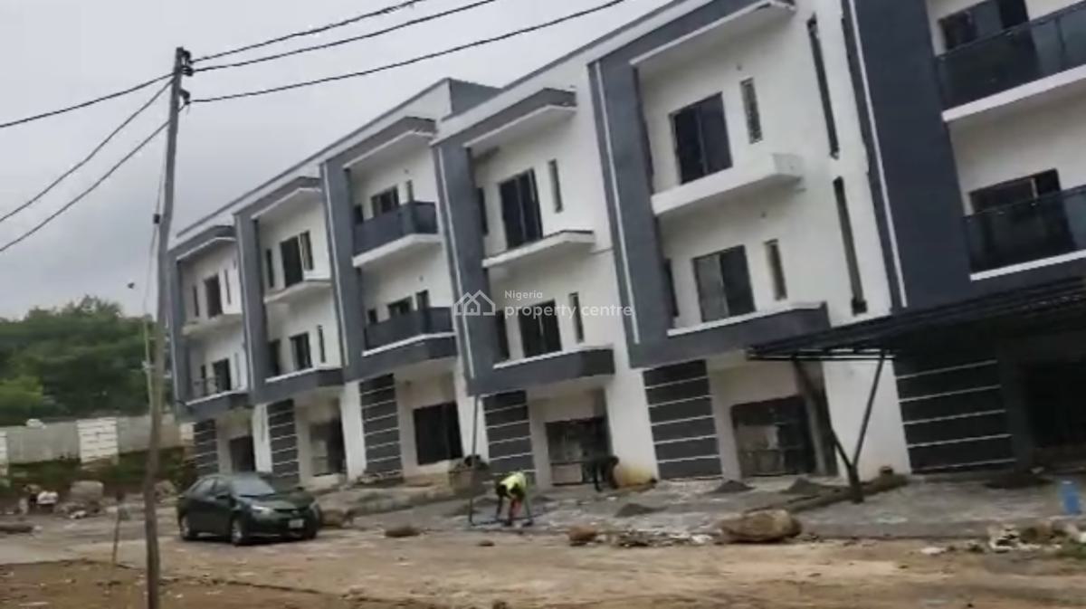 Standard 4-bedroom Terrace Duplex, Close to Cbn Quarters, Garki, Abuja, Terraced Duplex for Rent