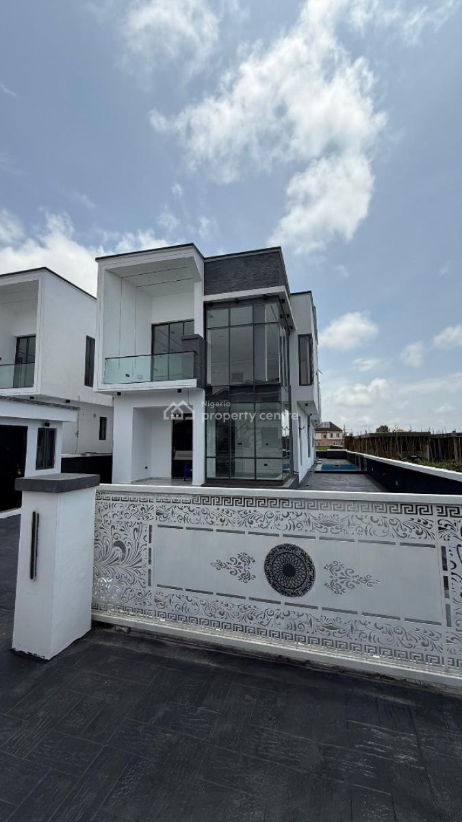 Massive 5 Bedroom Detached Duplex with a Pool, Cinema, Bq, Royal Garden Estate, Ajah, Lagos, Detached Duplex for Sale