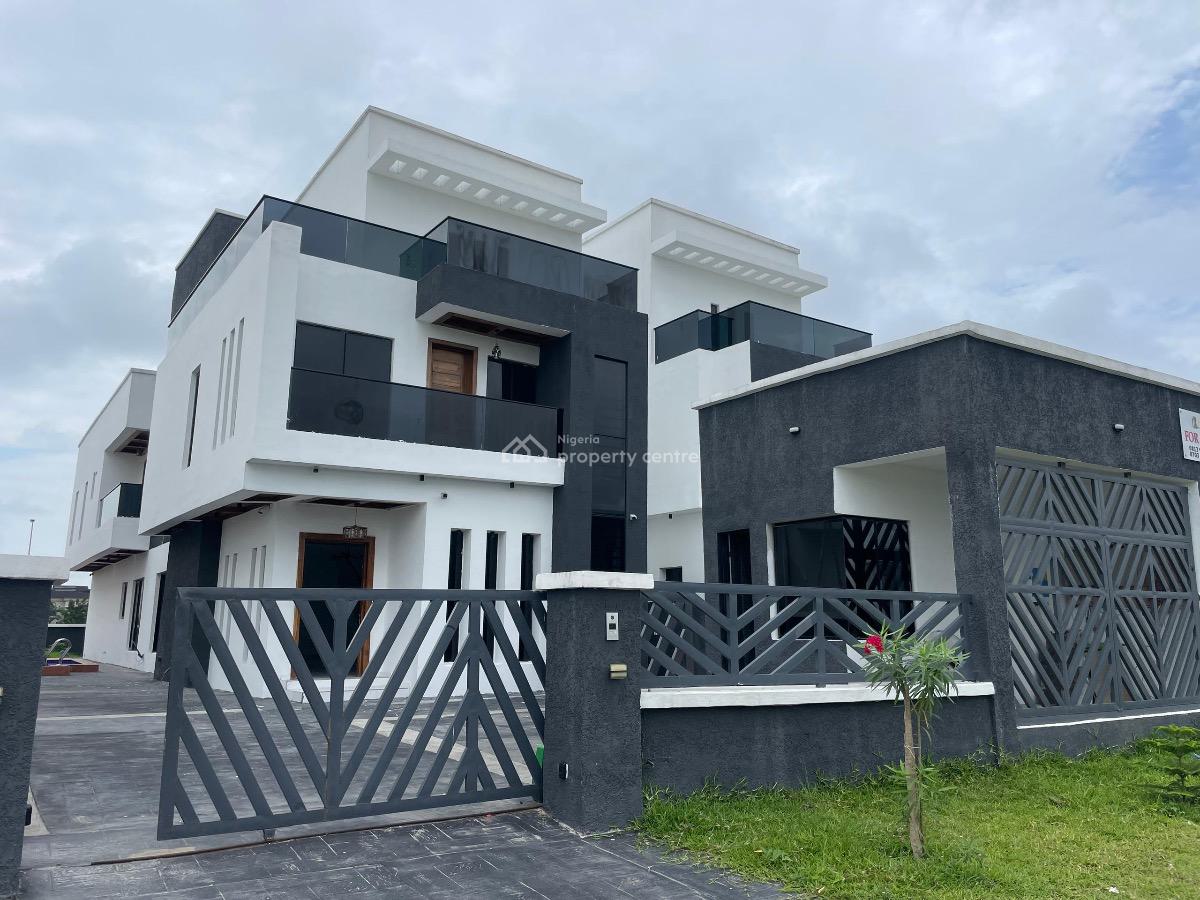 Tastefully 5 Bedroom Fully Detached Duplex with Pool, Cinema, Bq, Royal Garden Estate, Ajah, Lagos, Detached Duplex for Sale