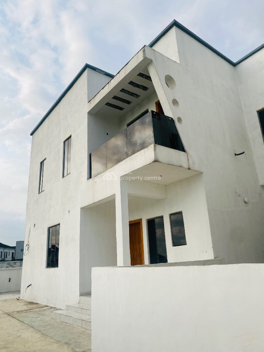 Contemporary Spacious 4 Bedroom Fully Detached Duplex with Bq, Royal Garden Estate, Ajah, Lagos, Detached Duplex for Rent