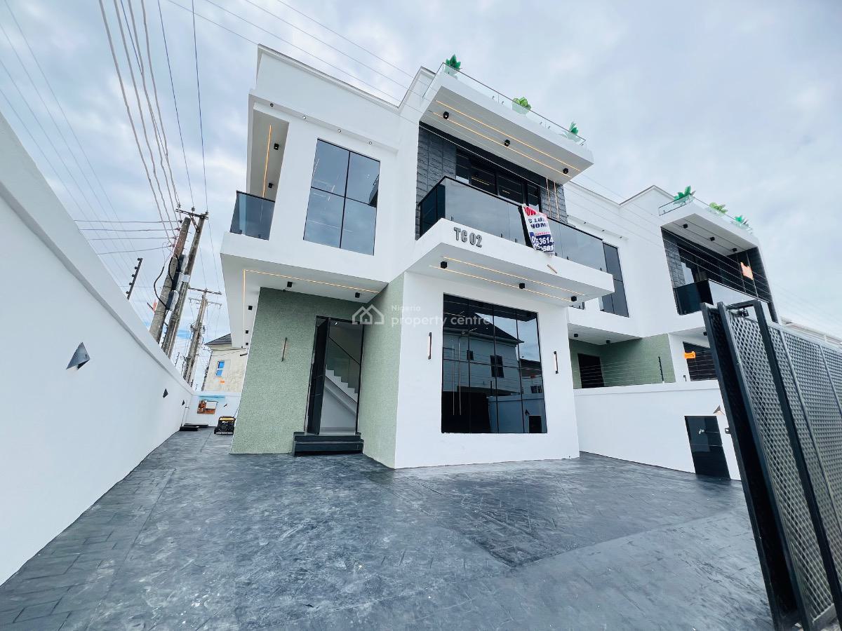 4bedroom Detached Duplex with Bq, Lekki Palm City, Lekki, Lagos, Detached Duplex for Sale