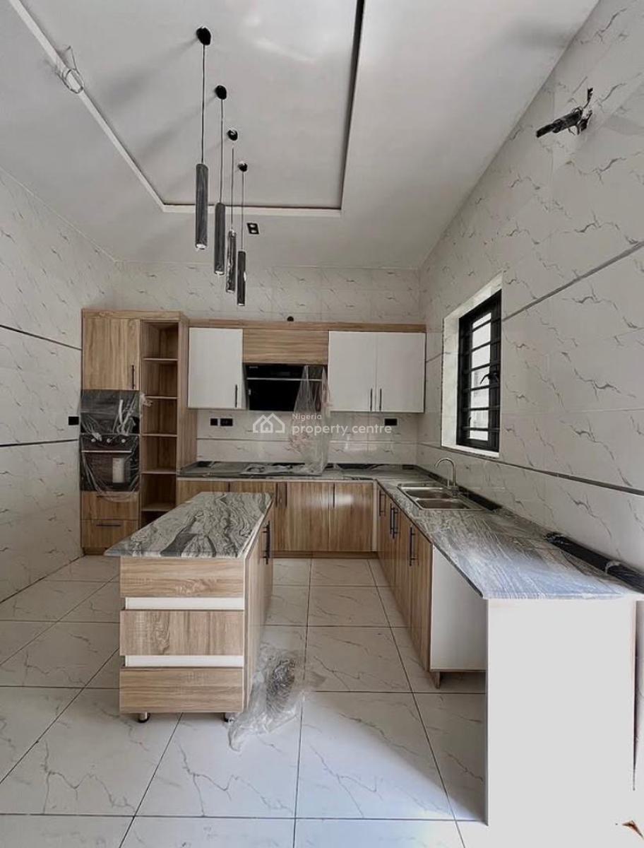 Luxury Brand 4 Bedroom Terrace Duplex with Swimming Pool and Gym, Sangotedo, Ajah, Lagos, Terraced Duplex for Rent