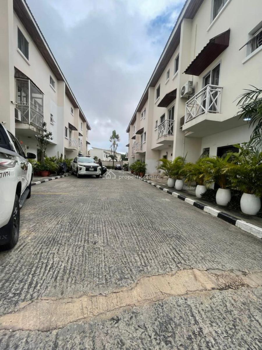 Lovely Serviced 2 Units of 3 Bedroom Terrace with a Room Bq, Off Bourdillon Road, Old Ikoyi, Ikoyi, Lagos, Terraced Duplex for Rent
