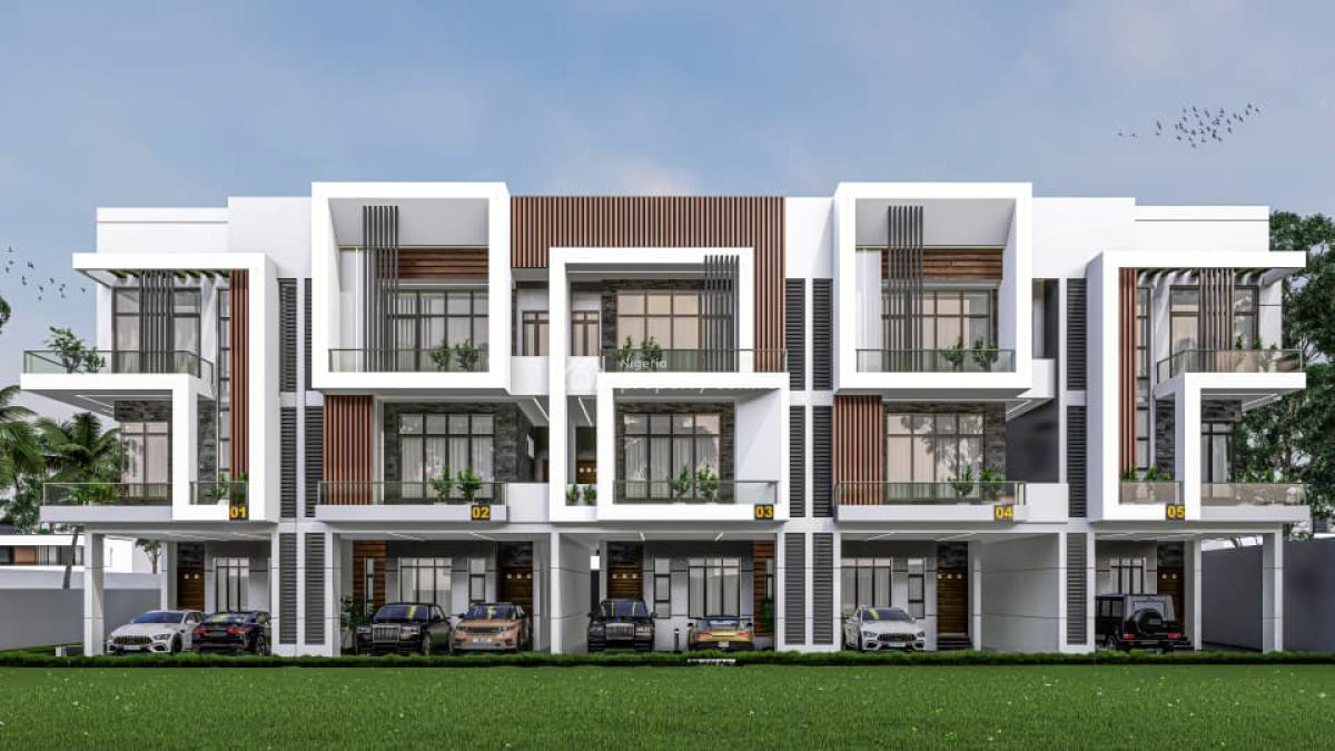 Off-plan Development of 5 Bedroom Terraced Duplex with Maid Room, Adeniyi Jones, Ikeja, Lagos, Terraced Duplex for Sale