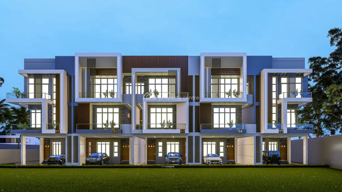 Off-plan Development of 5 Bedroom Terraced Duplex with Maid Room, Adeniyi Jones, Ikeja, Lagos, Terraced Duplex for Sale