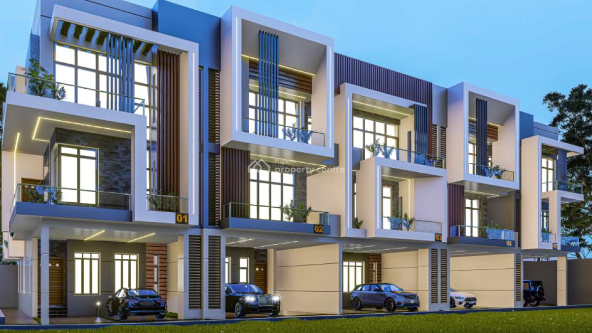 Off-plan Development of 5 Bedroom Terraced Duplex with Maid Room, Adeniyi Jones, Ikeja, Lagos, Terraced Duplex for Sale