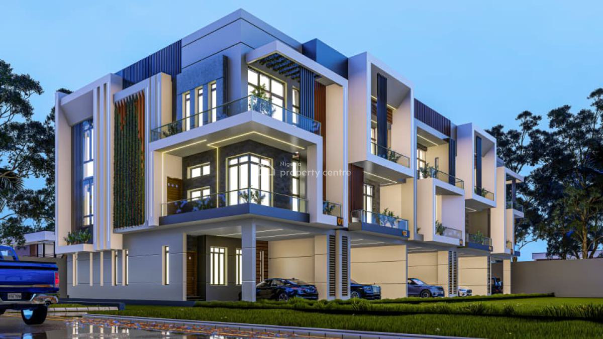 Off-plan Development of 5 Bedroom Terraced Duplex with Maid Room, Adeniyi Jones, Ikeja, Lagos, Terraced Duplex for Sale