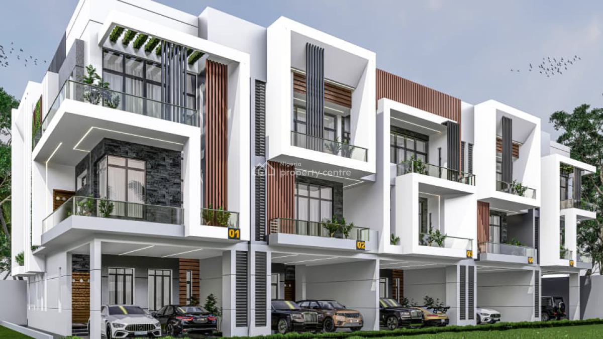 Off-plan Development of 5 Bedroom Terraced Duplex with Maid Room, Adeniyi Jones, Ikeja, Lagos, Terraced Duplex for Sale