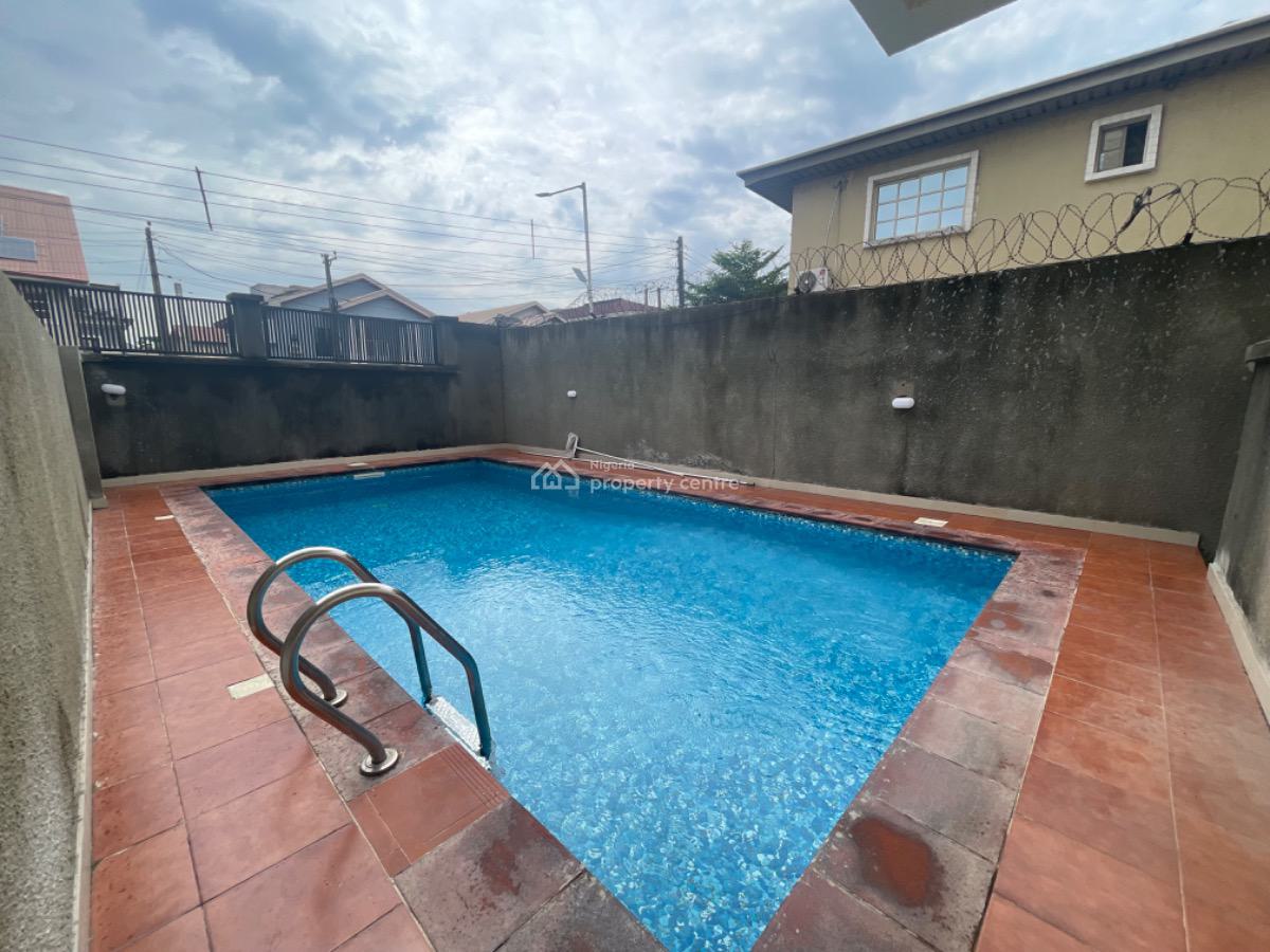 a 3 Bedroom Terrace with Swimming Pool and Bq, Lekki Phase 1, Lekki, Lagos, Terraced Duplex for Rent