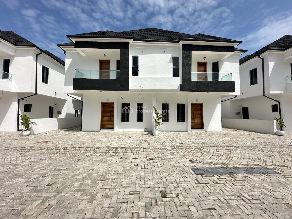 Elegant & Serviced Four Bedroom Semi-detached Duplex with Bq, Vgc, Lekki, Lagos, Semi-detached Duplex for Sale
