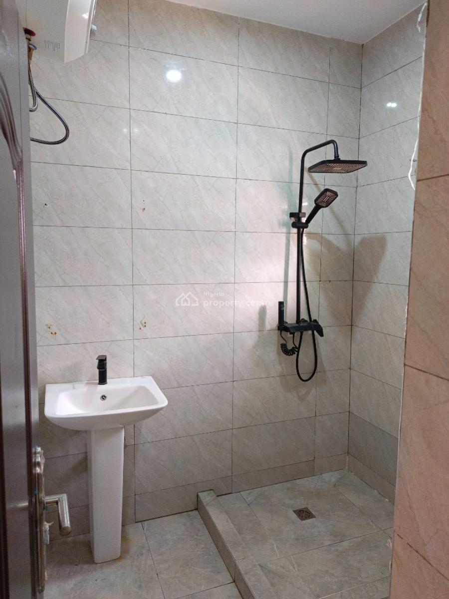 Spacious 1 Bedroom with a Very Massive Roof Top and a.c with Inverter, By Nizamiye Hospital, Idu Industrial, Abuja, Flat / Apartment for Rent