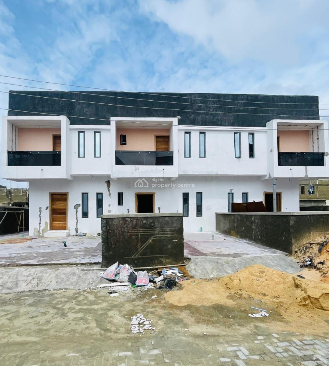 Absolutely Decent 4 Bedroom Terrace Duplex with Private Compound, Ajah, Lagos, Terraced Duplex for Sale