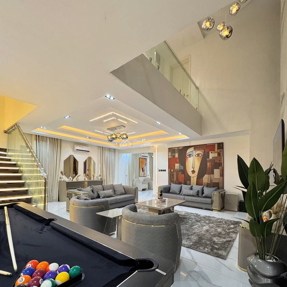 Short-spot Supreme Elite 6 Bedroom Duplex Apartment, Freedom Way, Lekki Phase 1, Lekki, Lagos, Flat / Apartment Short Let