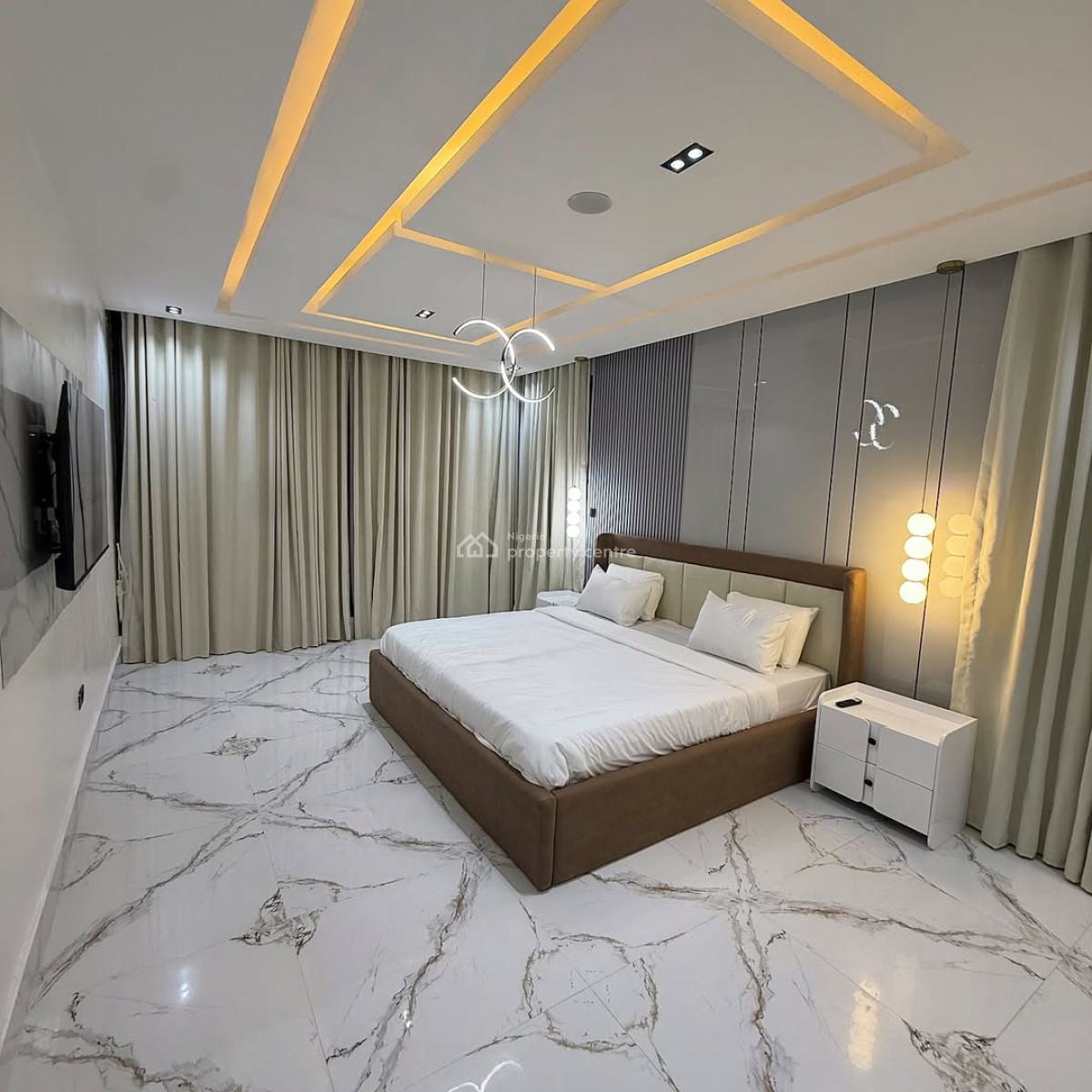 Short-spot Supreme Elite 6 Bedroom Duplex Apartment, Freedom Way, Lekki Phase 1, Lekki, Lagos, Flat / Apartment Short Let