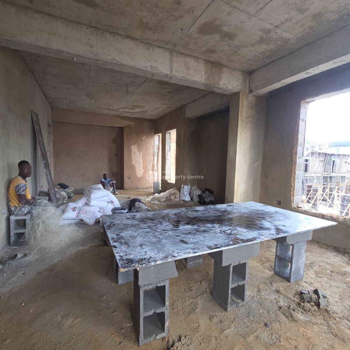 Highrise 3 Bedroom Apartment with Bq and Elevator, Adeniyi Jones, Ikeja, Lagos, Flat / Apartment for Sale